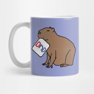 DND Capybara say Do not Disturb I am Gaming Mug